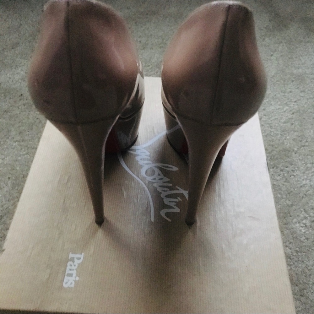 Christian Loboutin Jamie 160 Patent Red Bottoms - Picture 5 of 7